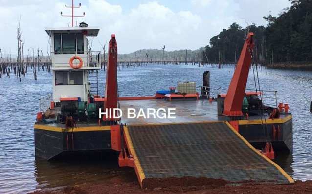 Transportation Cargo Barge