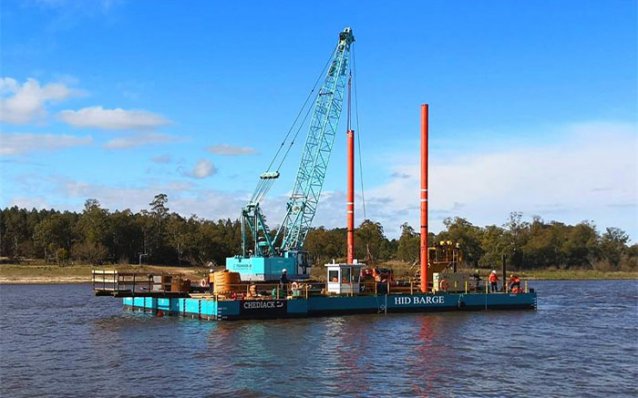 Excavator Barge/Excavator Platform