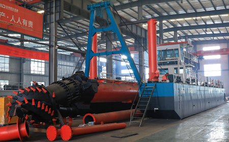 Factory Inspect on HID Sand Mining Cutter Suction Dredgers 1