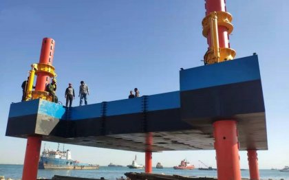 Jack Up Platform Project – Full-process guarantee of ocean export service and technical support