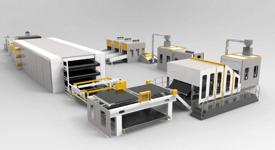 Линия по производству безклеевых наполнителей