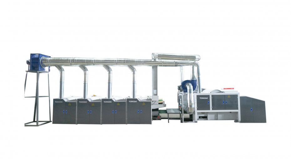 TD-1300 Открывающаяся линия по переработке отходов