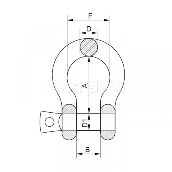 _0000_4.01.05 JIS type bow shackle