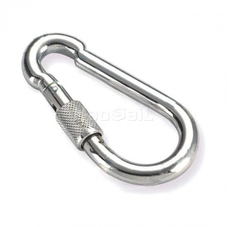 111111_0002_4.06.02  Stainless Steel Snap Hook with Screw