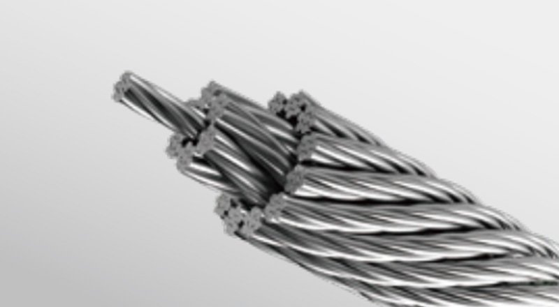 Различная поверхность троса