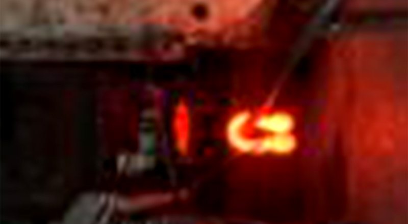 Процесс ковки скоб