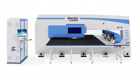 Процесс установки и принадлежности оборудования для полностью электрического сервоприводного револьверного пробивного пресса DES-300 (1250 мм)
