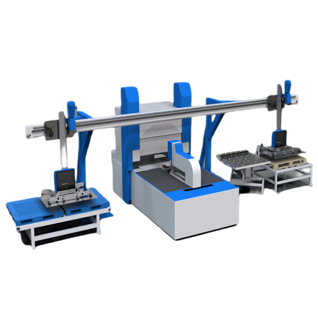 Панелегиб с автоматическим устройством загрузки и разгрузки ферменного типа DZ-E1220AL