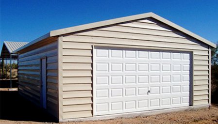 ГАРАЖ ИЗ СТАЛЬНОЙ КОНСТРУКЦИИ