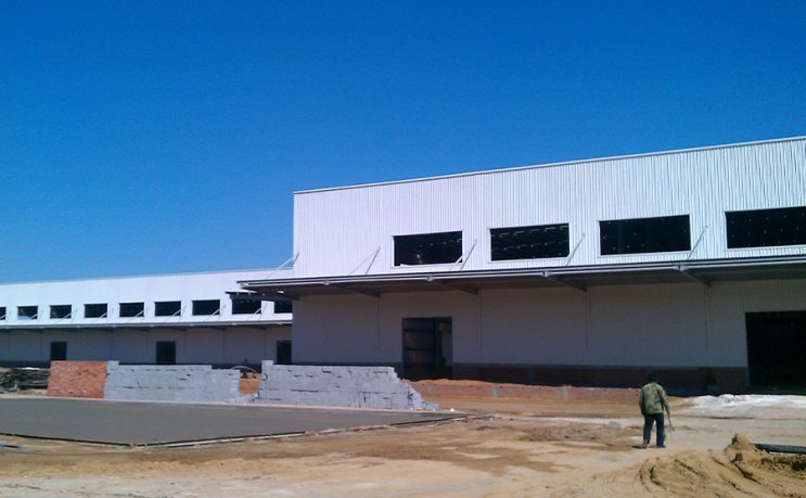 склад логистических стальных конструкций Ливэй