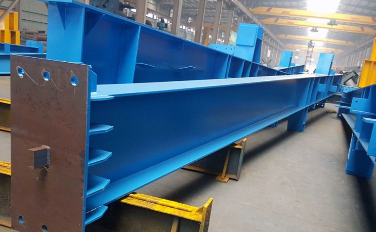 Сварная Деталь Из Окрашенной Стальной Конструкции