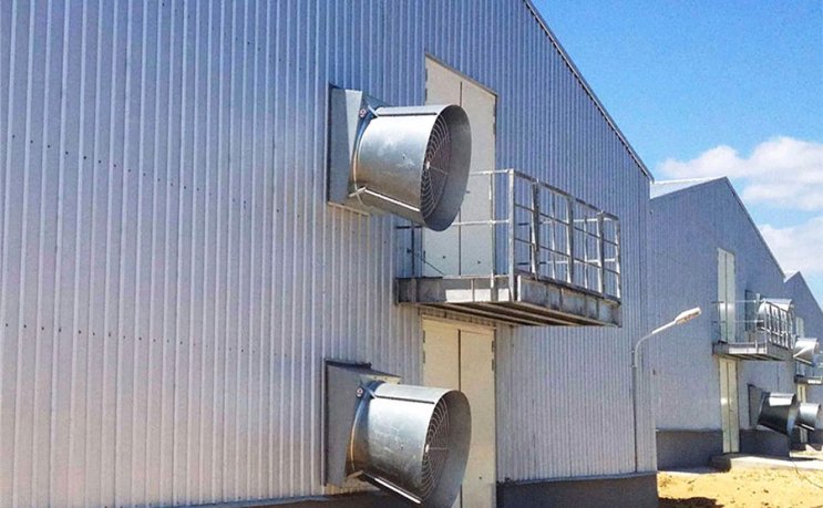 Стальной каркас для содержания птицы Курятник