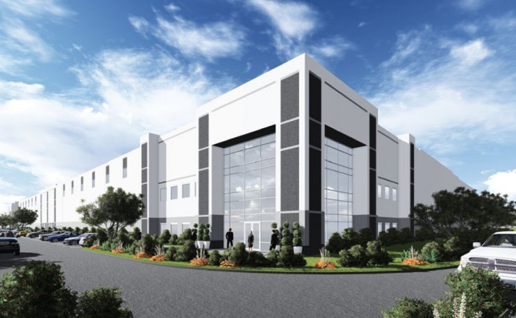 Высотный современный дом из стальной конструкции